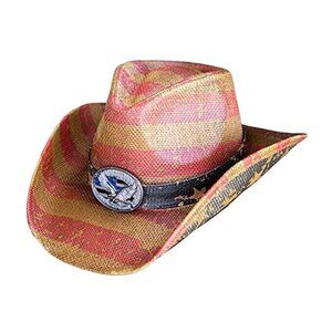 Distressed Vintage Style American Flag Hat